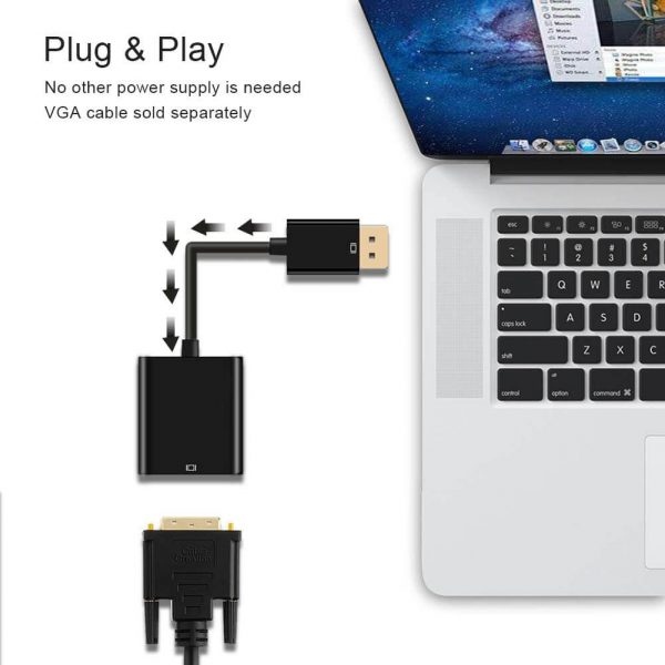 FS12103 Adapter von DisplayPort auf VGA-Buchse