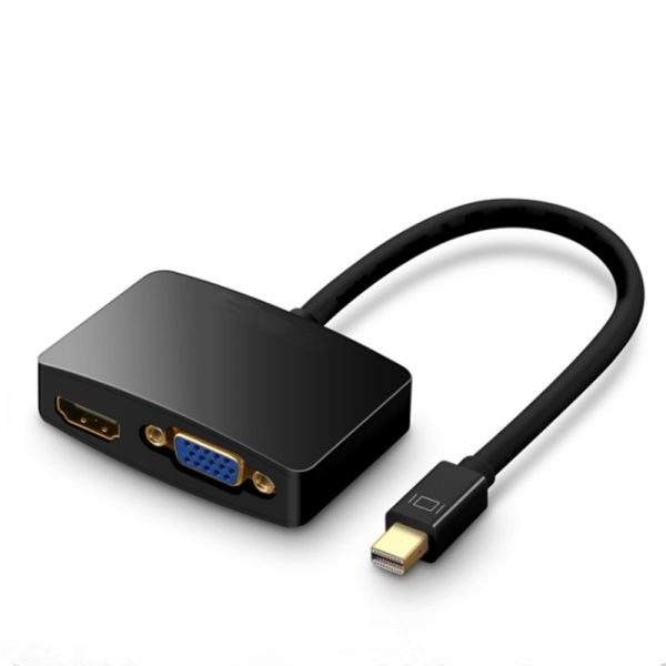 (Thunderbolt 2) Mini DP to HDMI VGA  2 in 1 Adapter Converter 4K 1080P ABS - Image 7