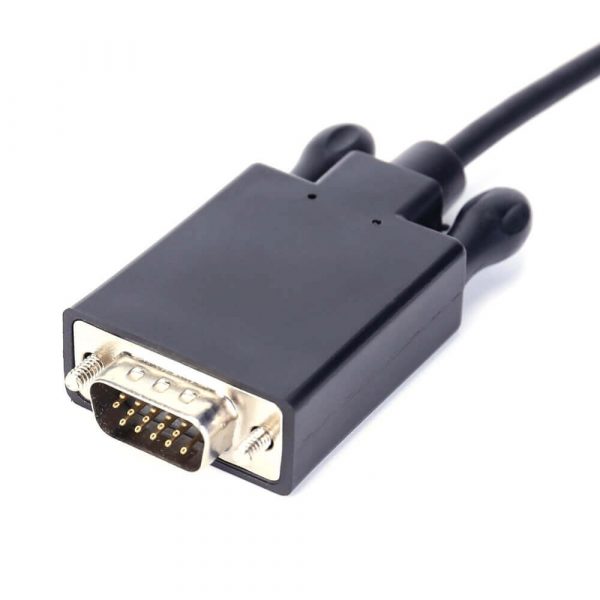 Male to Male USB Type C to VGA Adapter Cable - Imagen 5