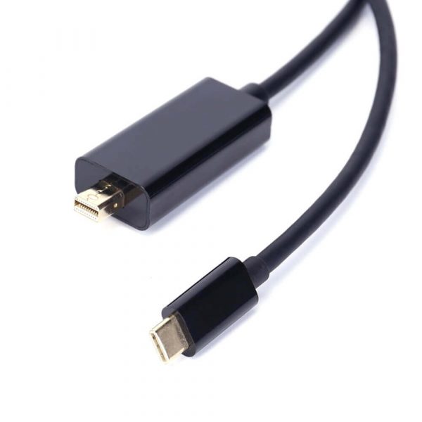 Male to Male Mini DP to USB C Adapter Cable - Image 8