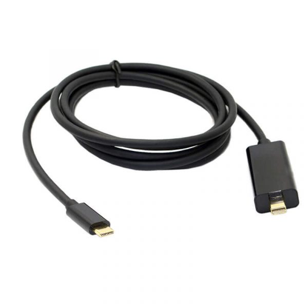 Male to Male Mini DP to USB C Adapter Cable - Image 2