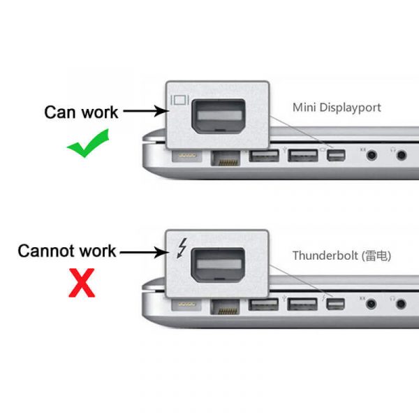 Male to Male Mini DP to USB C Adapter Cable - Image 6