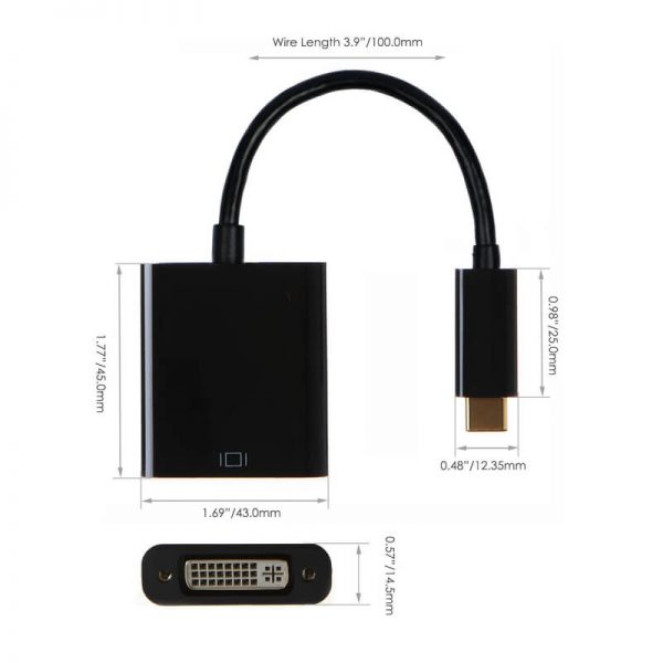 FS13102 usb c to dvi adapter