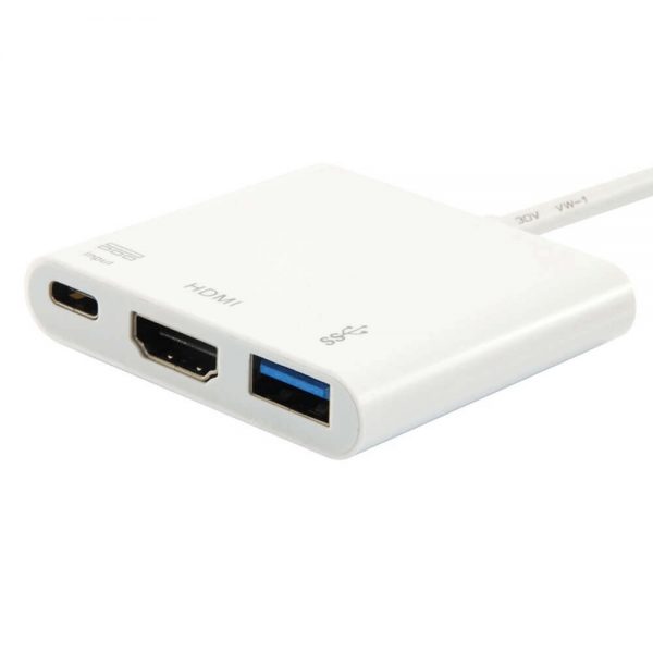 FS13201 usb c to hdmi usb pd 3 in 1 hub adapter