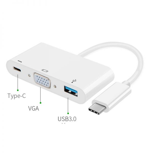 FS13202 USB C zu VGA USB PD