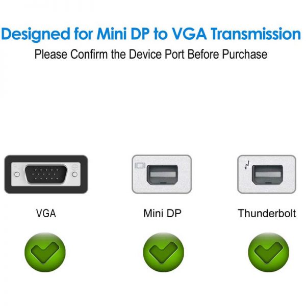 FS2403 mini displayport to vga adapter