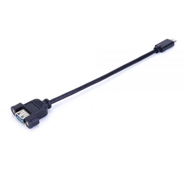 FSP3014 Panel Mount USB-C to A 3.1 extension cable