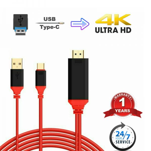 FARSINCE 4K HDMI Cable Phone to TV Type C Adapter Connect - Image 3