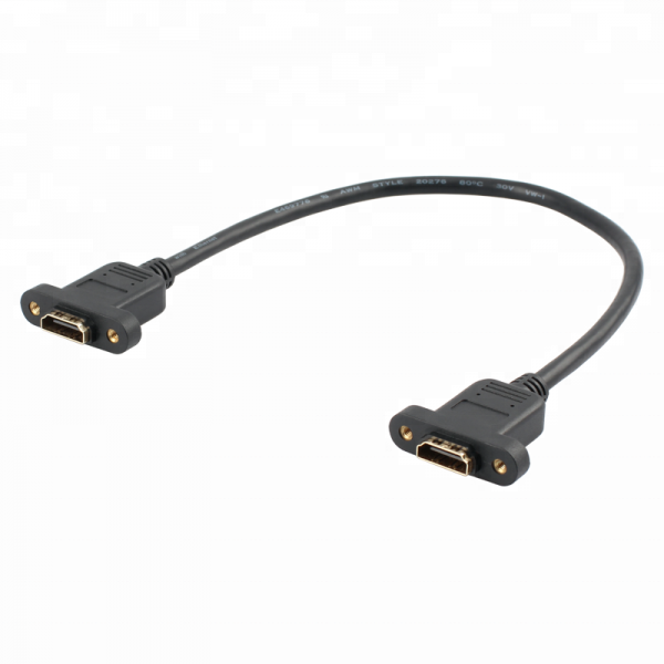 Female to Female HDMI Cable Female Socket Metal Exposed - Imagen 3