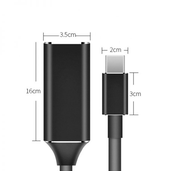 FARSINCE USB-C 3.1 Type C HDMI Cable Phone to TV 4K 60hz Audio Adapter Converter - Image 3