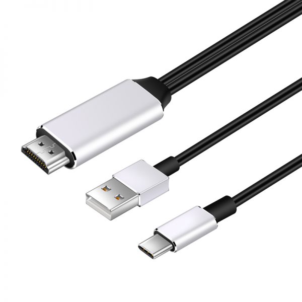 2m Android USB-C 3.1 Type C Cable to Connect Android Phone to TV for Video with USB Power - Image 6