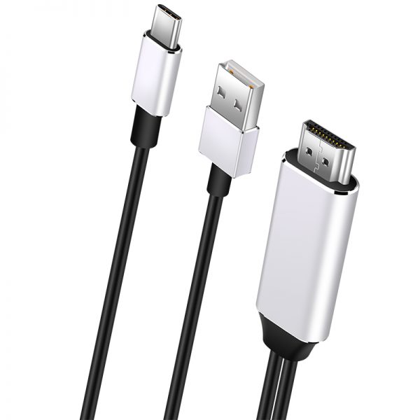 2m Android USB-C 3.1 Type C Cable to Connect Android Phone to TV for Video with USB Power - Image 7