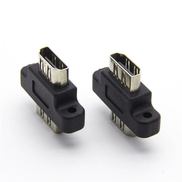 HDMI 2.0 Panel Mount Coupler Adapter Female to Female HDMI Wall Connector Short Body Gold Plated Connector 4K 3D - Image 4