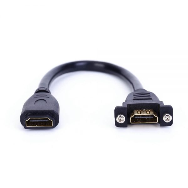 HDMI Female to HDMI Female Cable Female Snap In - Image 2