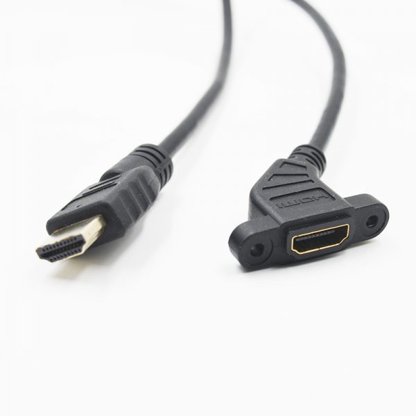 Best HDMI Extension Cable 45 Degree Angle HDMI 4K Male to HDMI Female - Imagen 2