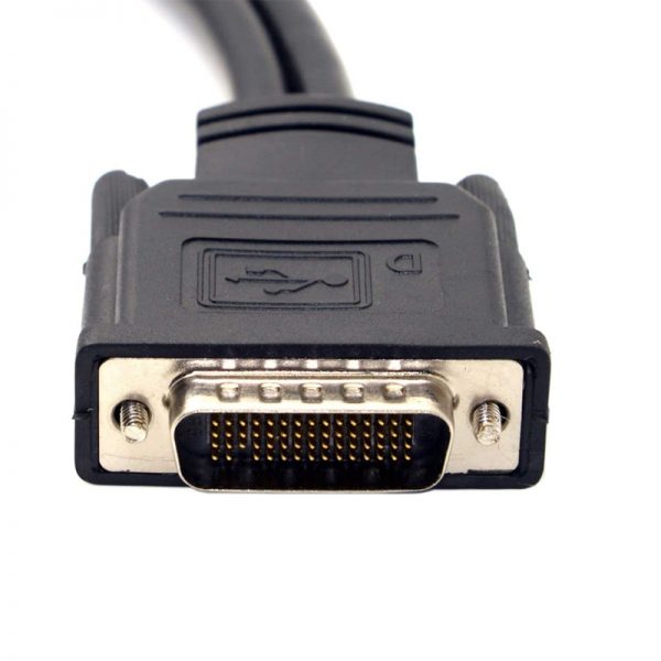 High-quality LFH59 (DMS-59) to HDMI female Y Splitter Monitor Cable - Image 7