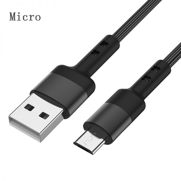 Braided Charging Cable 3a Android Micro USB Fast Charging Data Cable - Image 3