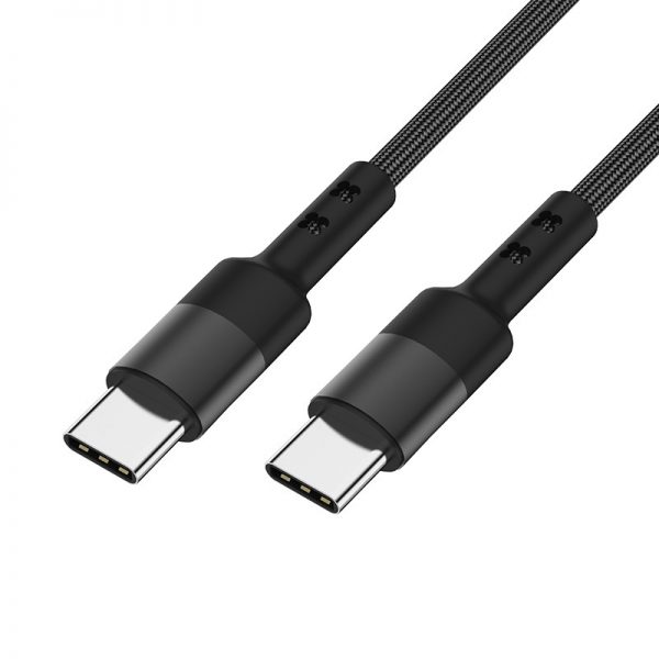 Braided USB 2.0 Type C to Type C 3A Quick Charging Cable - Image 7