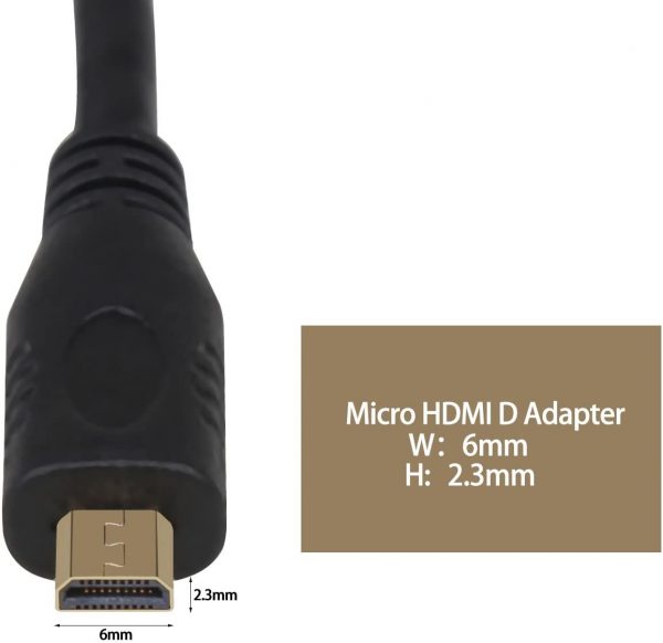 Wholesale Male to Female Micro HDMI to VGA 15 pin Monitor Adapter 1080p - Imagen 5