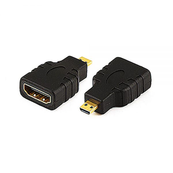 HDMI Female Connector to Micro HDMI Male Connector HDMI in out Adapter Coupler - Image 2