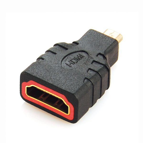 HDMI Female Connector to Micro HDMI Male Connector HDMI in out Adapter Coupler - Image 3