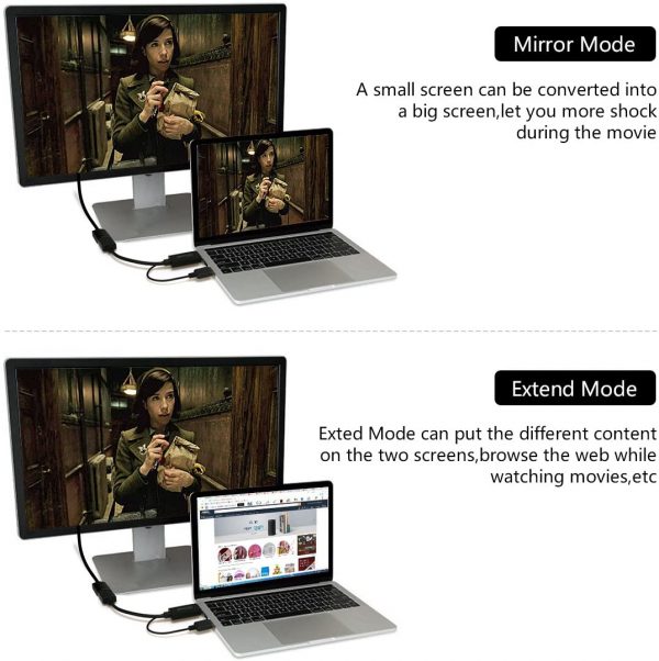 DP to HDMI Adapter 4K 60hz Video Resolution Support - Image 8