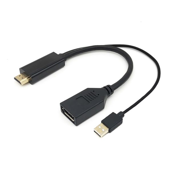 DP to HDMI Adapter 4K 60hz Video Resolution Support