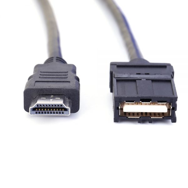 Automotive HDMI A Male to E Type Male HDMI Type E Connector Adapter Cable - Image 2