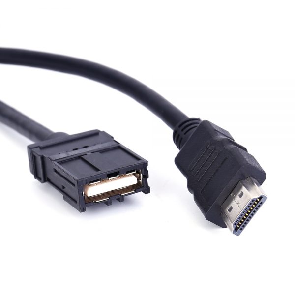 Automotive HDMI A Male to E Type Male HDMI Type E Connector Adapter Cable - Image 4