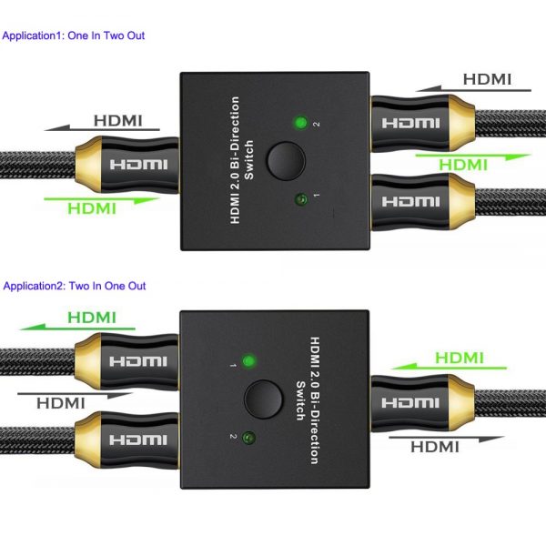 Wholesale 2 in 1 Out Bi Direction Switch Splitter 4k with Great Price - Imagen 5