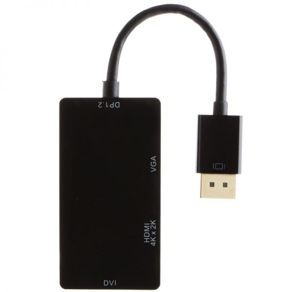 3 in 1 DisplayPort to HDMI VGA DVI Adapter - Imagen 2