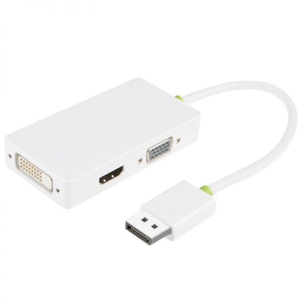 3 in 1 DisplayPort to HDMI VGA DVI Adapter - Imagen 8