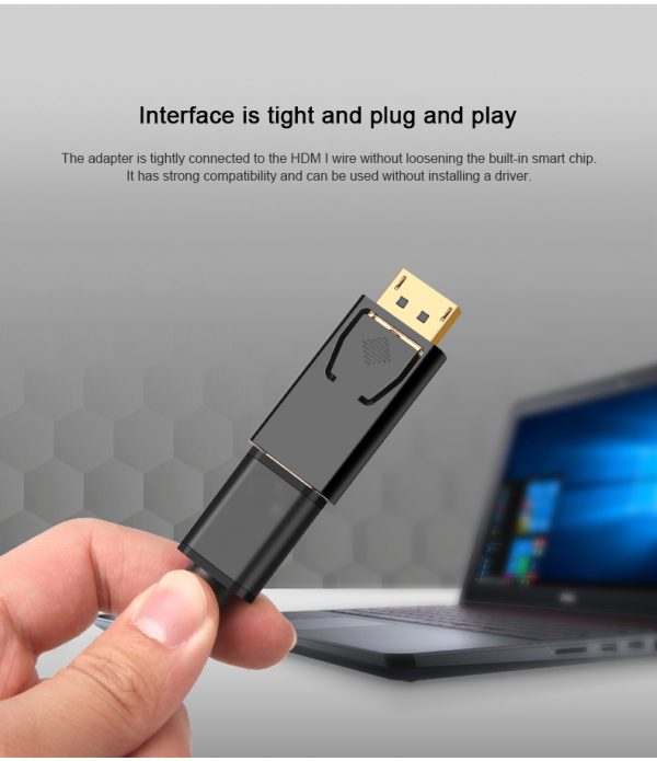 DisplayPort to 4K HDMI Adapter Coupler HDMI out to Displayport in Coupler up to 4K 60hz - Image 8