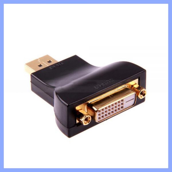 DisplayPort 1.2 1.4 to DVI Adapter Coupler DP to DVI Converter 1080p - Imagen 2