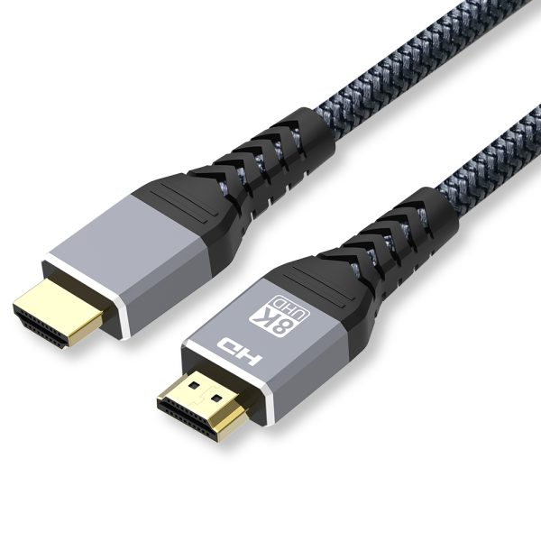 Braided Ultra HD HDMI Cable for 8k 10k TV Box