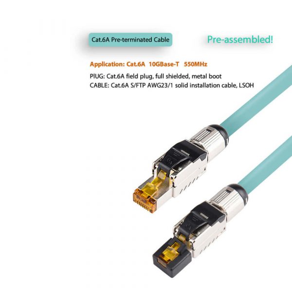 Ethernet Patch Cable RJ45 Cat8 Toolless Modular Plug Connector - Image 8