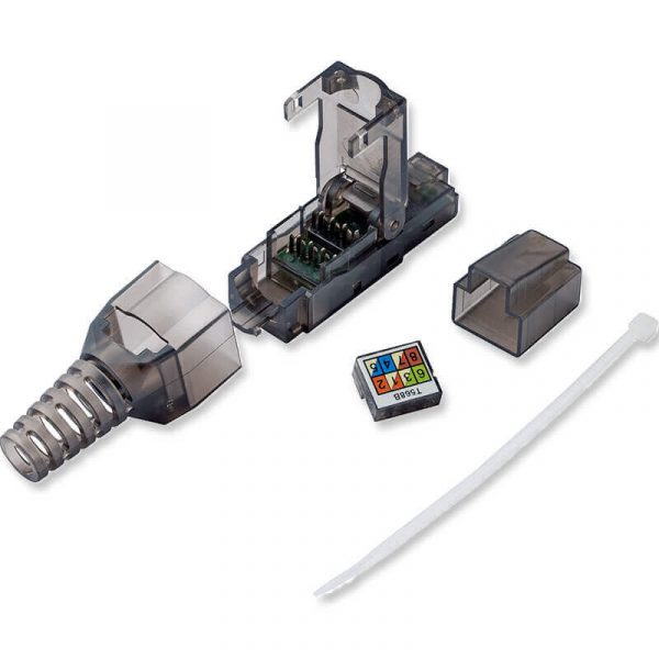 Unshielded Cat6 Field Termination Plug With Plastic Boot - Image 4