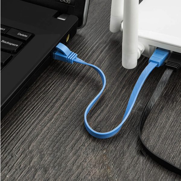 Slim Cat6 UTP Flat Ethernet Cable - Imagen 7