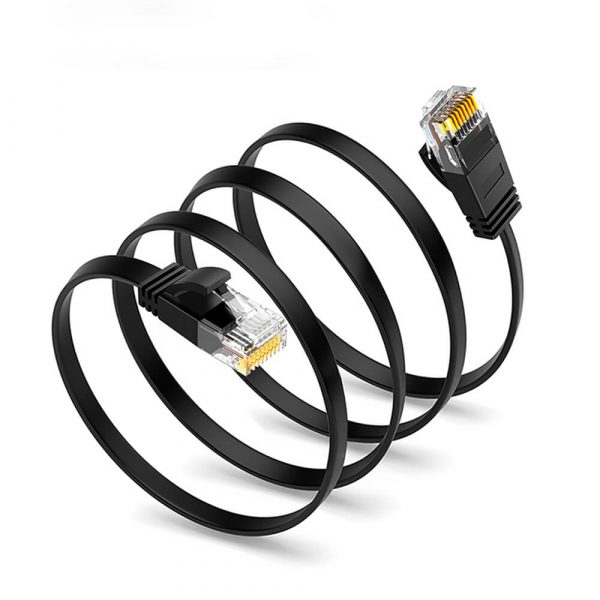 Slim Cat6 UTP Flat Ethernet Cable - Imagen 3