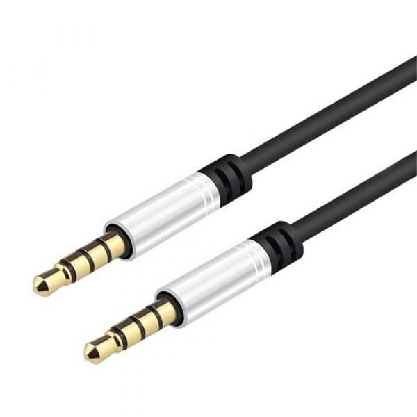 High Quality 3.5 mm Male to Male Stereo Audio AUX Cable with Metal Housing - Image 4