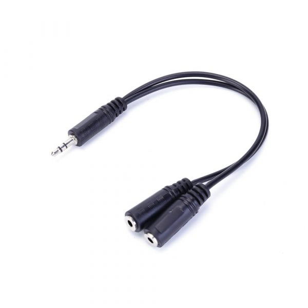 Y Splitter Headset Adapter, 3.5mm Male to Separate Stereo & Microphone Female Jack cable - Image 4