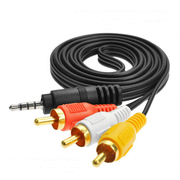 3.5mm Male to 3RCA Male Plug Stereo Audio Video AUX Cable - Image 6