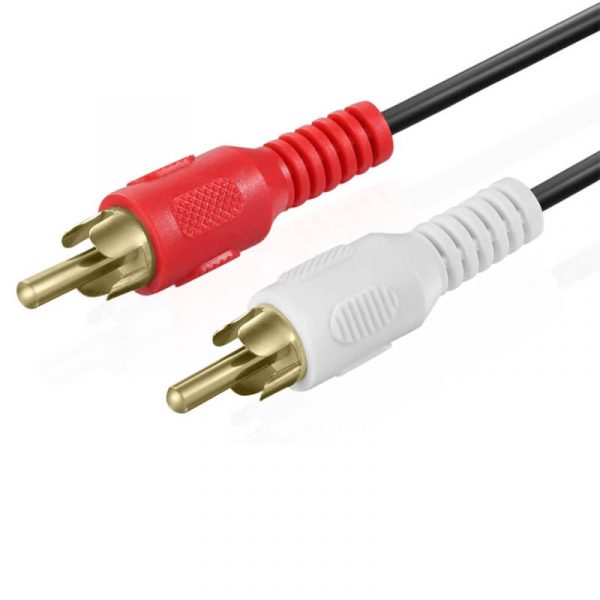 2RCA Male to 2RCA Male Stereo Coaxial Audio Cable - Image 2