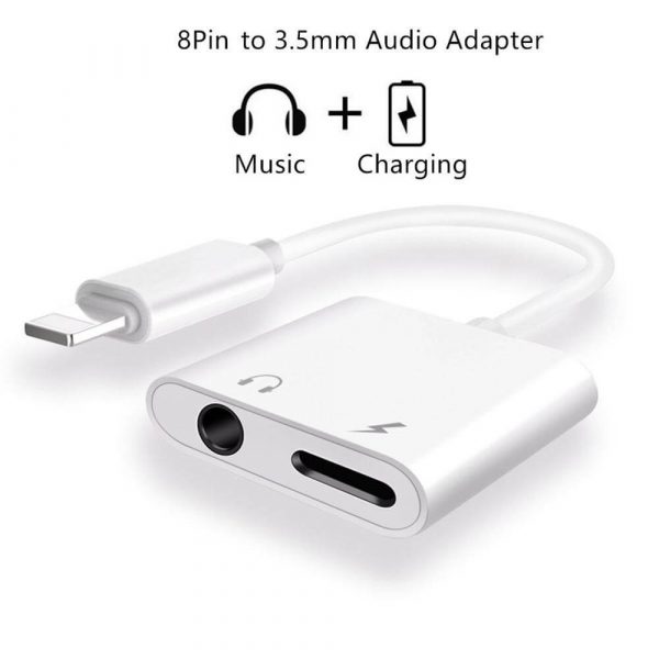 2 In 1 Apple Lightning To 3.5mm Headphone Charger Adapter - Image 6