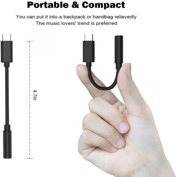 Male to Female USB C to 3.5mm Audio Adapter - Image 3