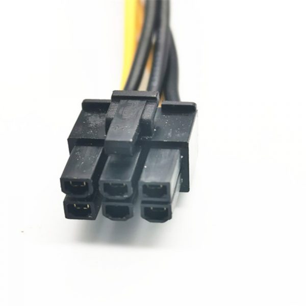 15 PIN to 6PIN Sata Power Adapter Cable - Image 2