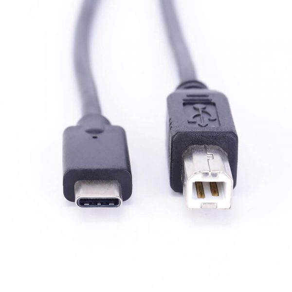 Male to Male USB C to USB-B Cable - Imagen 2