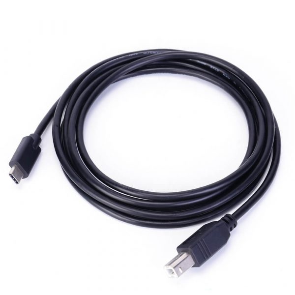 Male to Male USB C to USB-B Cable - Imagen 5