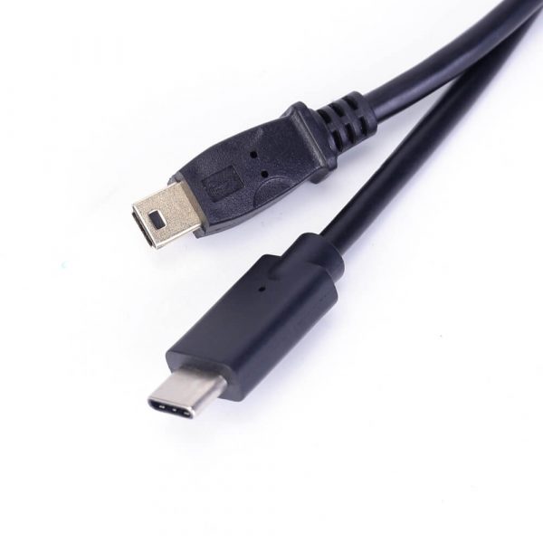 Male to Male USB 2.0 Type C to Mini USB Cable - Image 4