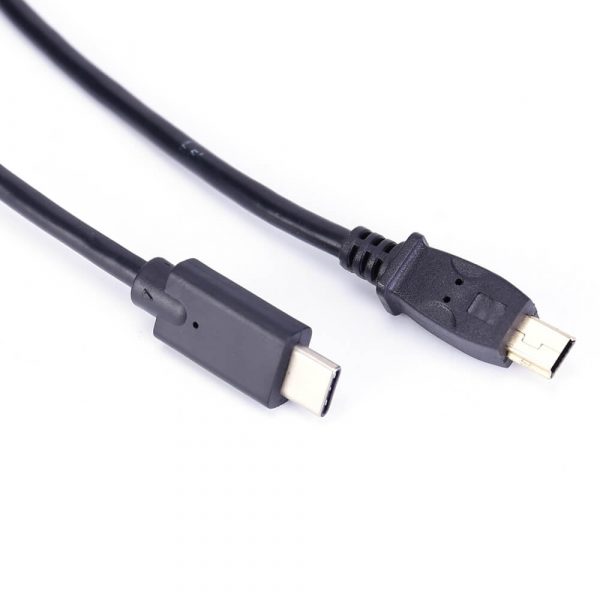 Male to Male USB 2.0 Type C to Mini USB Cable - Image 6